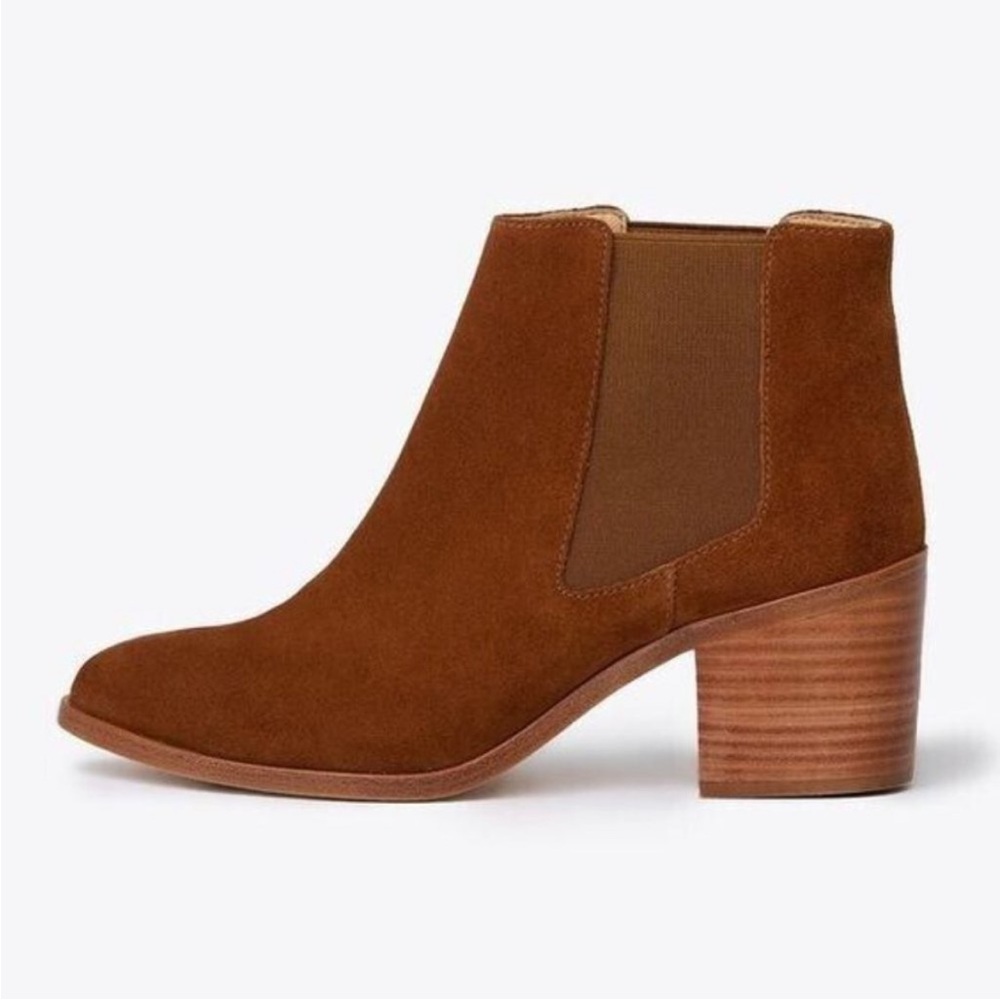 Nisolo Chestnut Suede Chelsea Ankle Boots - Picture 3 of 9